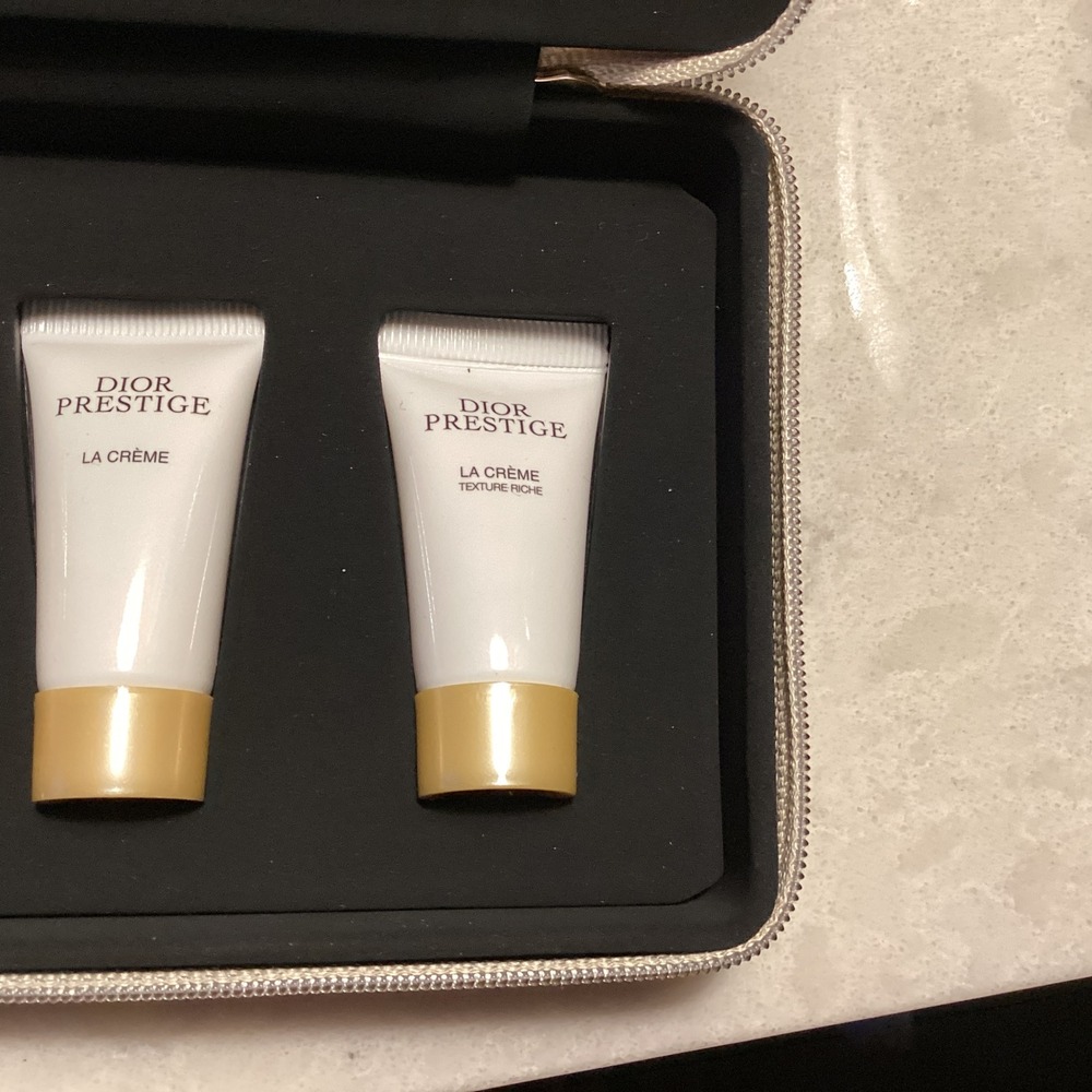 Dior Prestige Skincare Set Travel Kit Case La Micro Huile Serum Moisturizer - Picture 8 of 8